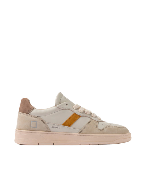 D.A.T.E Court 2.0 Vintage Calf Sneakers Beige EU 44 2