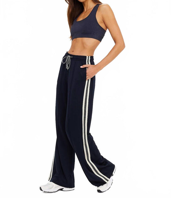 THE UPSIDE Empire Marnie Wide Leg Pants Blue XS 3