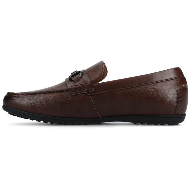 Vance Co. Charles Slip-on Driving Bit Loafer Brown US 8.5 3