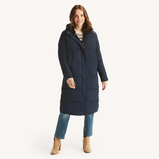 Nautica Maxi Puffer Jacket Blue XS 2