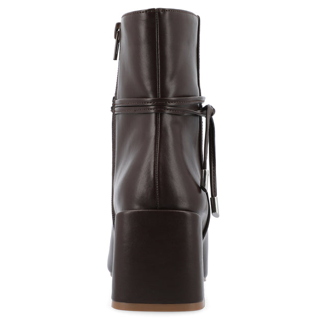 Journee Collection Beverley Booties Brown US 9 4