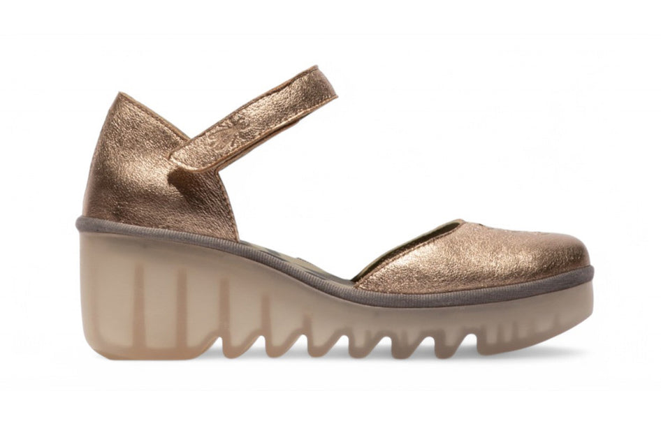 Fly London BISO305FLY Wedge Sandals Black EU 42 2