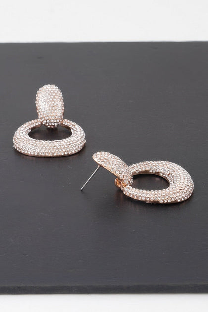 TRUEDAMES Hoop Drop Earrings Silver 4