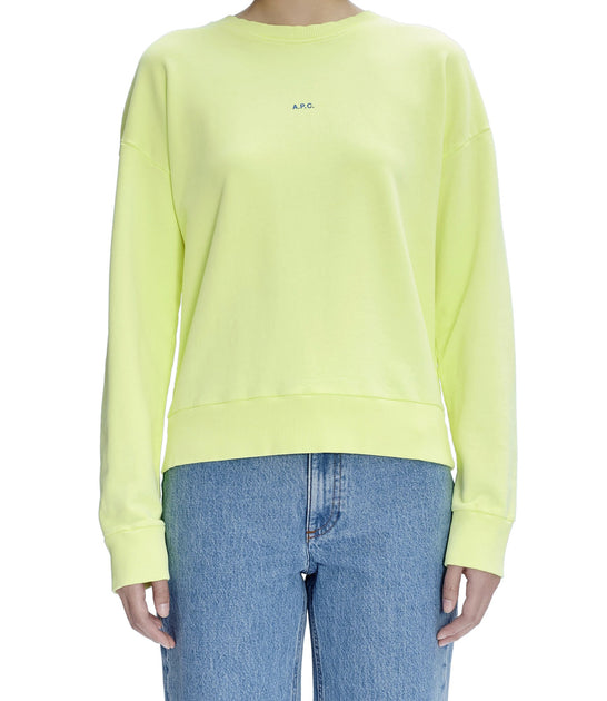 A.P.C. Annie Sweatshirt Green Medium 4