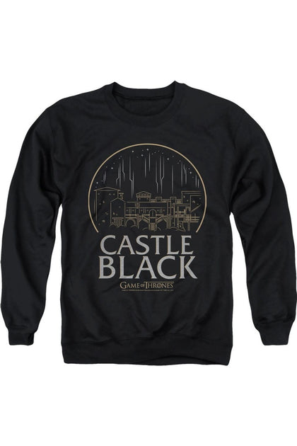 Gildan Game of Thrones Castle Black Crewneck Sweatshirt Black Medium 2