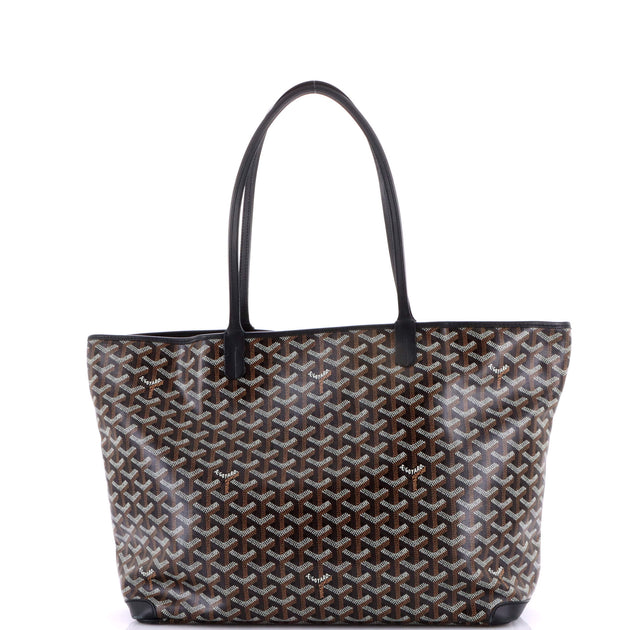 Goyard Artois Tote Coated Canvas MM Black Medium 6