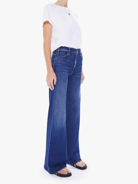 Mother Hustler Roller Sneak Wide-Leg Jean Multi 25 3