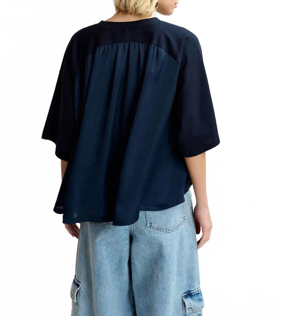 Essentiel Antwerp Grovel Tee Blue EU 36 3