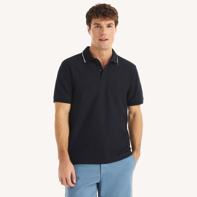 Nautica Classic Fit Herringbone Polo Multi XXLarge 2