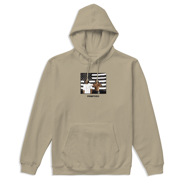 Primitive Papho2438 Stripes Hood Sand Beige Medium 2