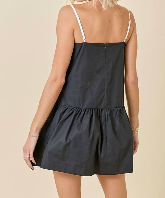 Day + Moon Binded Braided Detail Robe Noir Medium 4