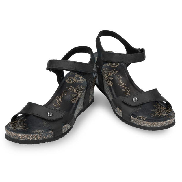 Panama Jack Julia Basics B1 Wedge Heel Sandals Black US 11 3