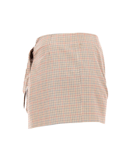 Isabel Marant Etoile Check Print Skirt Brown EU 42 4