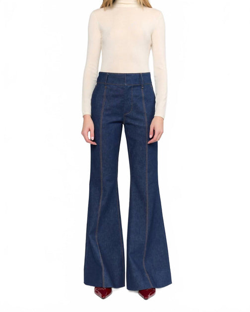 Christy Lynn Rowen Denim Pant Purple US 8 2