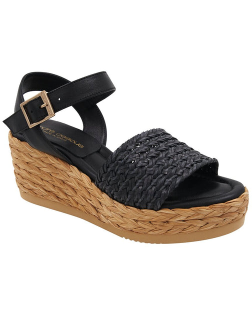 Andre Assous Carissa Espadrille Black US 10 2