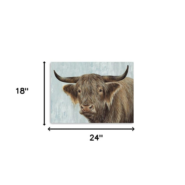 Hivvago Tableau sur Toile Bold No Bull 3