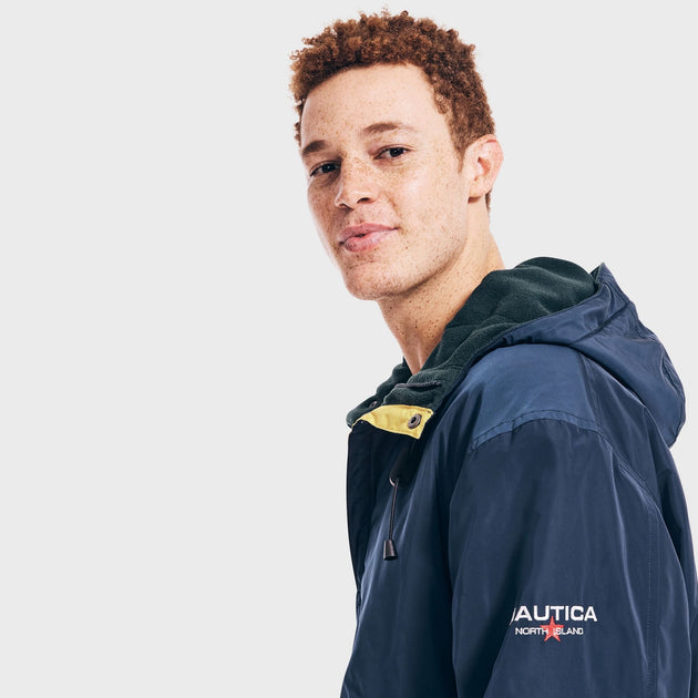 Nautica Reversible Anorak Jacket Blue Small 3