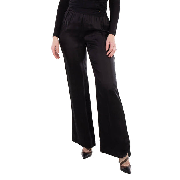 Anine Bing Aden Wide Leg Pants Black Medium 2