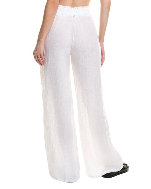 PQ Swim Linen Pant White Medium/Large 3