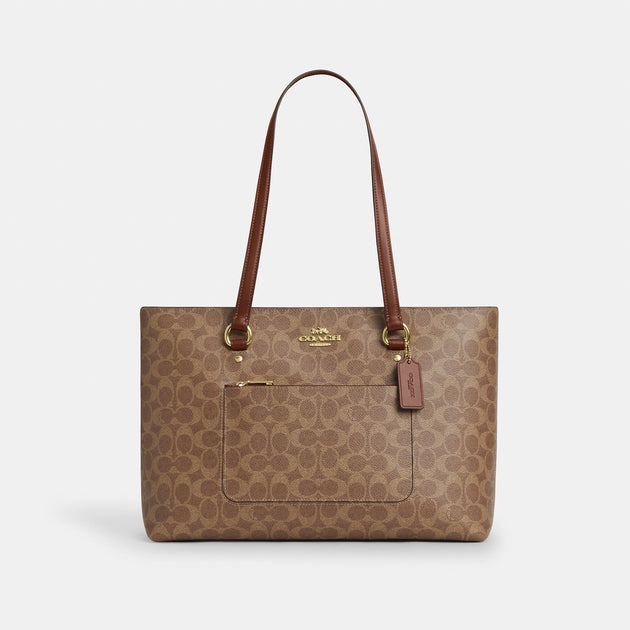 Coach Station Tote Bag Multi Large 2