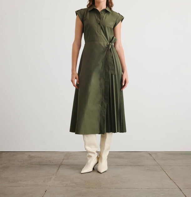 Tanya Taylor Shivonley Midi Dress Green US 2 2