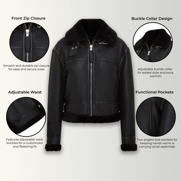Infinity Akiak B3 Bomber Jacket Black XS 3