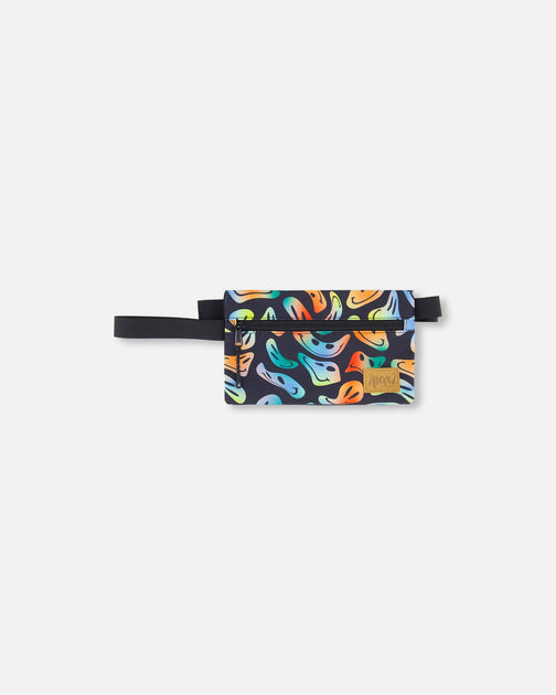 Deux par Deux Double Pencil Case Smiley Face Boy Multi One Size 2