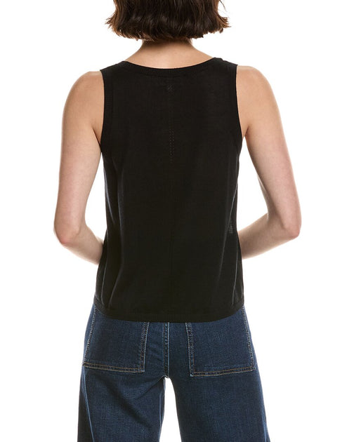 Bella Dahl Knit Tank Top Black Small 3