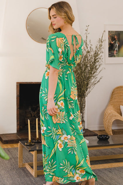 TRUEDAMES ODDI Maxi Dress Floral 3X 4