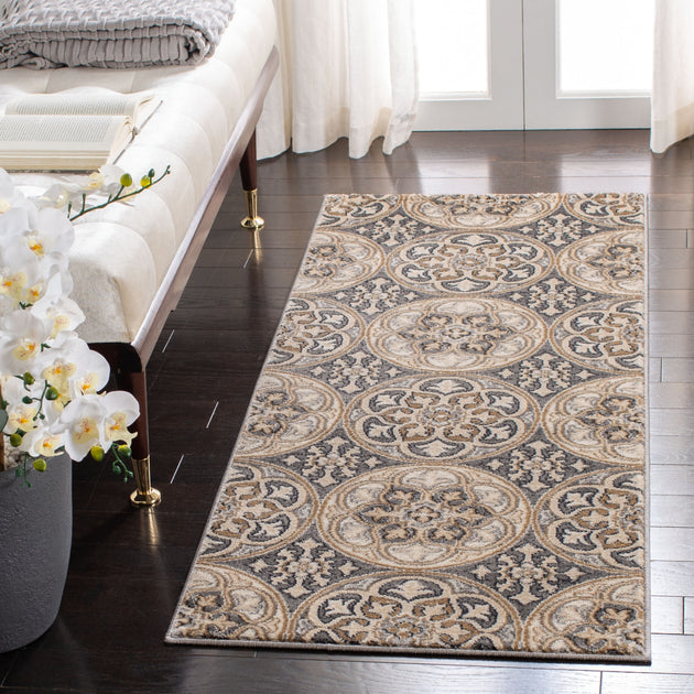 Safavieh Lyndhurst Teppich Hellgrau Beige 3