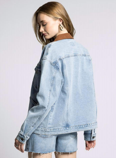 Weekend Los Angeles Orion Denim Jacket Blue Large 3