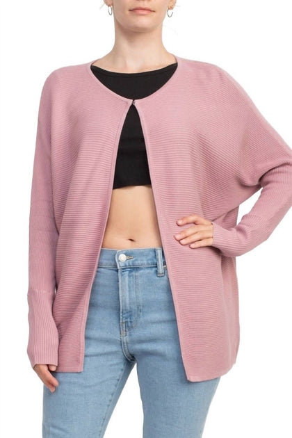Lissy Rundhals Strickcardigan Pink Small 2