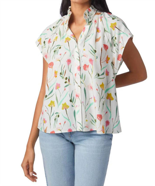 Crosby by Mollie Burch Billie Blouse White XXS 2