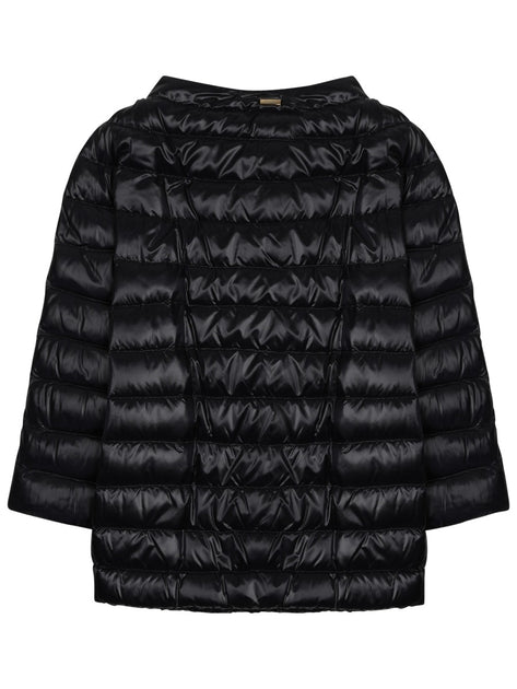 Herno Kurz Steppjacke mit horizontaler Steppung schwarz EU 46 (L) Damen 3