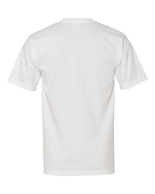 Bayside USA-Made Midweight Pocket T-Shirt Blue XXLarge 5