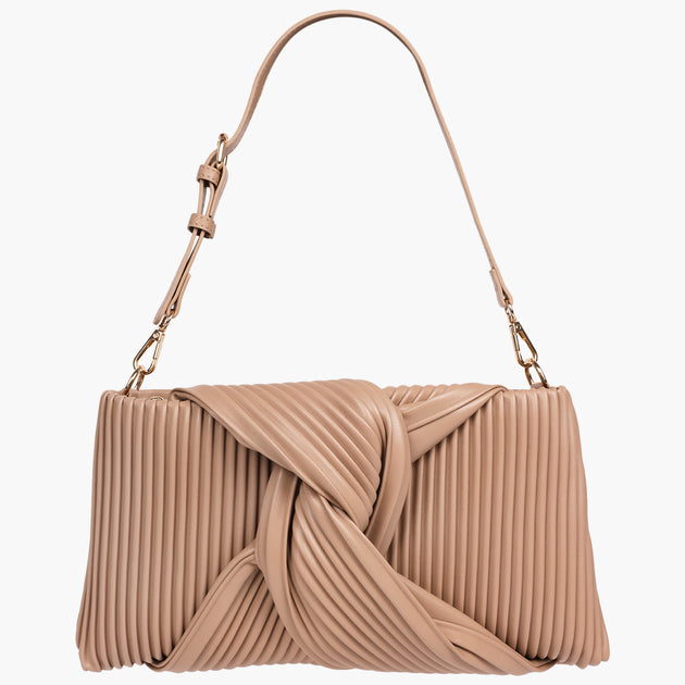 Jason Wu Pleated Knot Clutch Black One Size 2