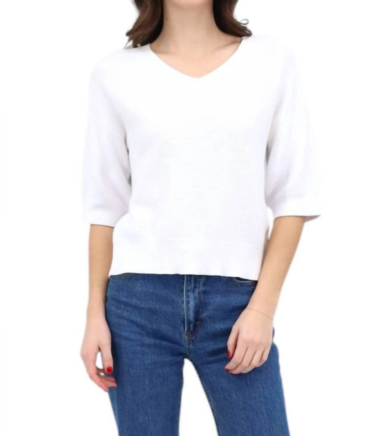 Kinross Garter Easy Vee Top White Large 4