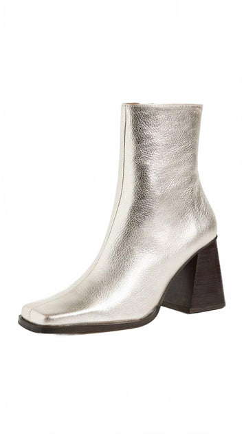 ALOHAS South Shimmer Ankle Boots Silver EU 39 3