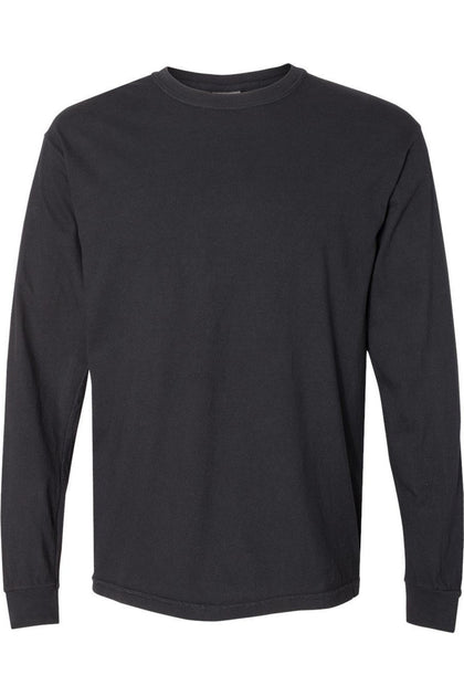 Comfort Colors Heavyweight Long Sleeve T-Shirt Black Large 2