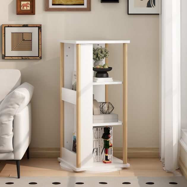 Streamdale 360 Rotating Bookshelf Wood 4