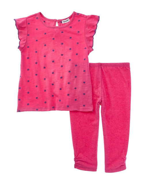 Splendid Bellflower Top and Legging Set Pink US 4 3