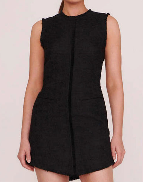STAUD Crystal Mini Dress Black US 10 4