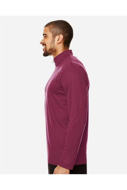 Team 365 Zone Performance Quarter-Zip Pullover Red Small 4