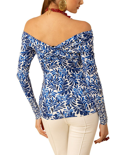 Hale Bob Emmie Bluse Blau XLarge 3