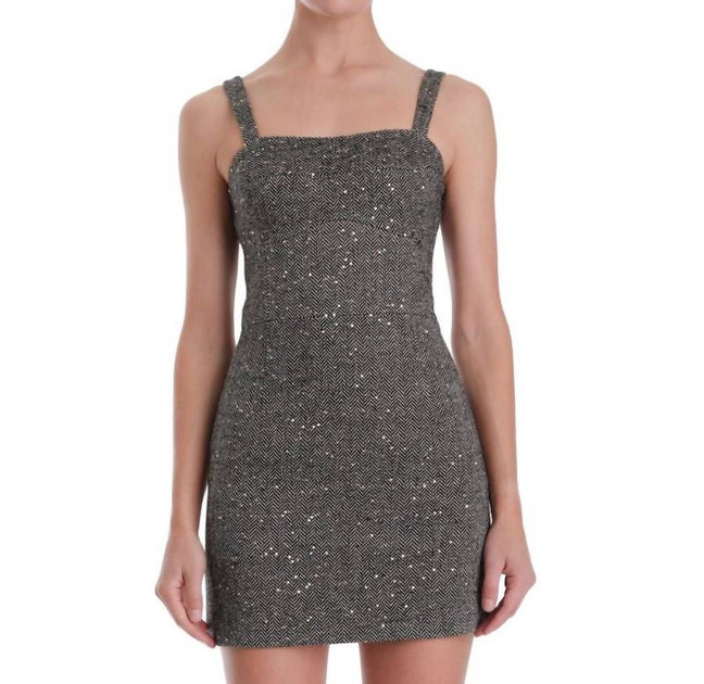 Karina Grimaldi Clara Mini Dress Grey X-Small 2