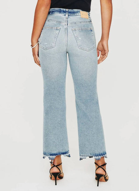 AG Jeans Kinsley High Rise Crop Jeans Blue 31 3