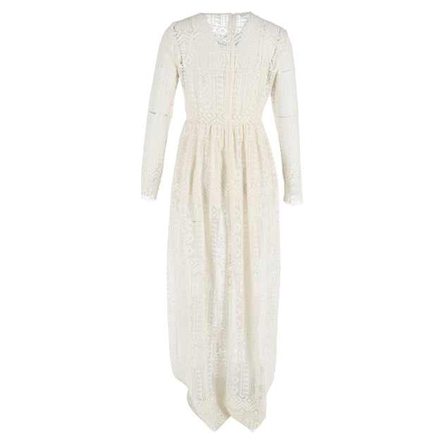 Philosophy Di Lorenzo Serafini Lace-Pattern Maxi Dress