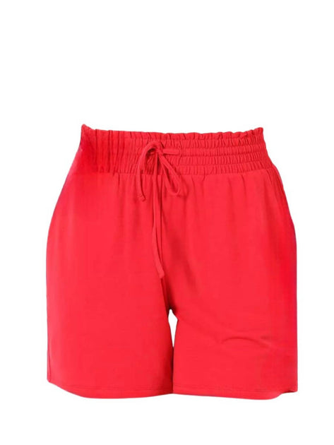 Zenana Danna Shorts Red XXXLarge 2
