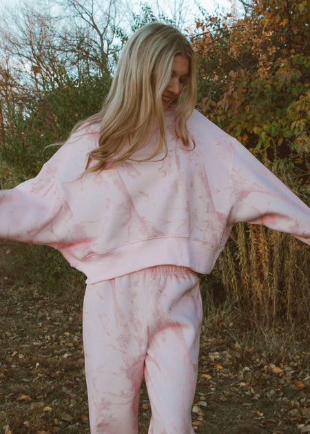 TCEC Bubblegum Camo Pull-On Sweatshirt Pink Large 3