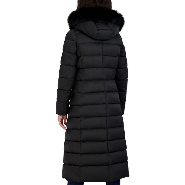 Tahari Phoebe Overcoat Black XSmall 3